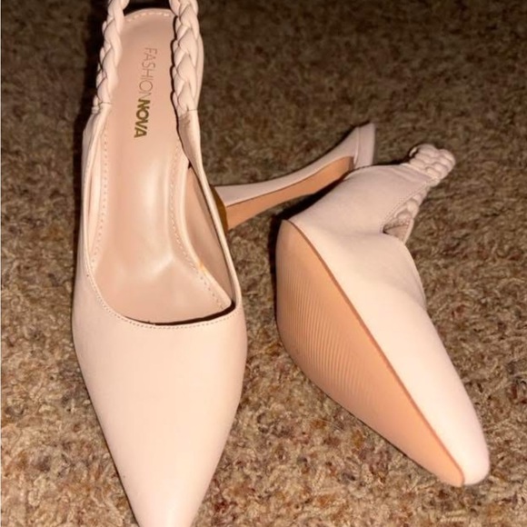 Fashion Nova Shoes - Fashion Nova Women's Blush Heels